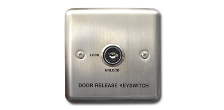External Lock Override - This switch is mandatory for all Doors that are controlled by an AKCP Door Control Unit