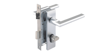 Heavy Duty Electronic Door Lock with Cylinder and Dead Latch Handle - A high strength heavy duty electronic door lock that is compatible with all our Access Control products