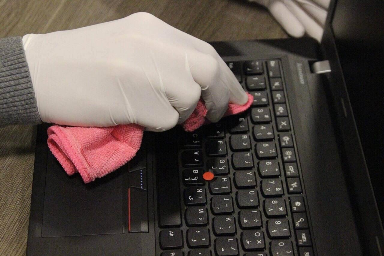 sanitize your keyboard
