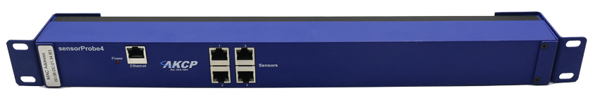 sensorProbe4 - an intelligent sensor monitoring device for data centers and remote site locations