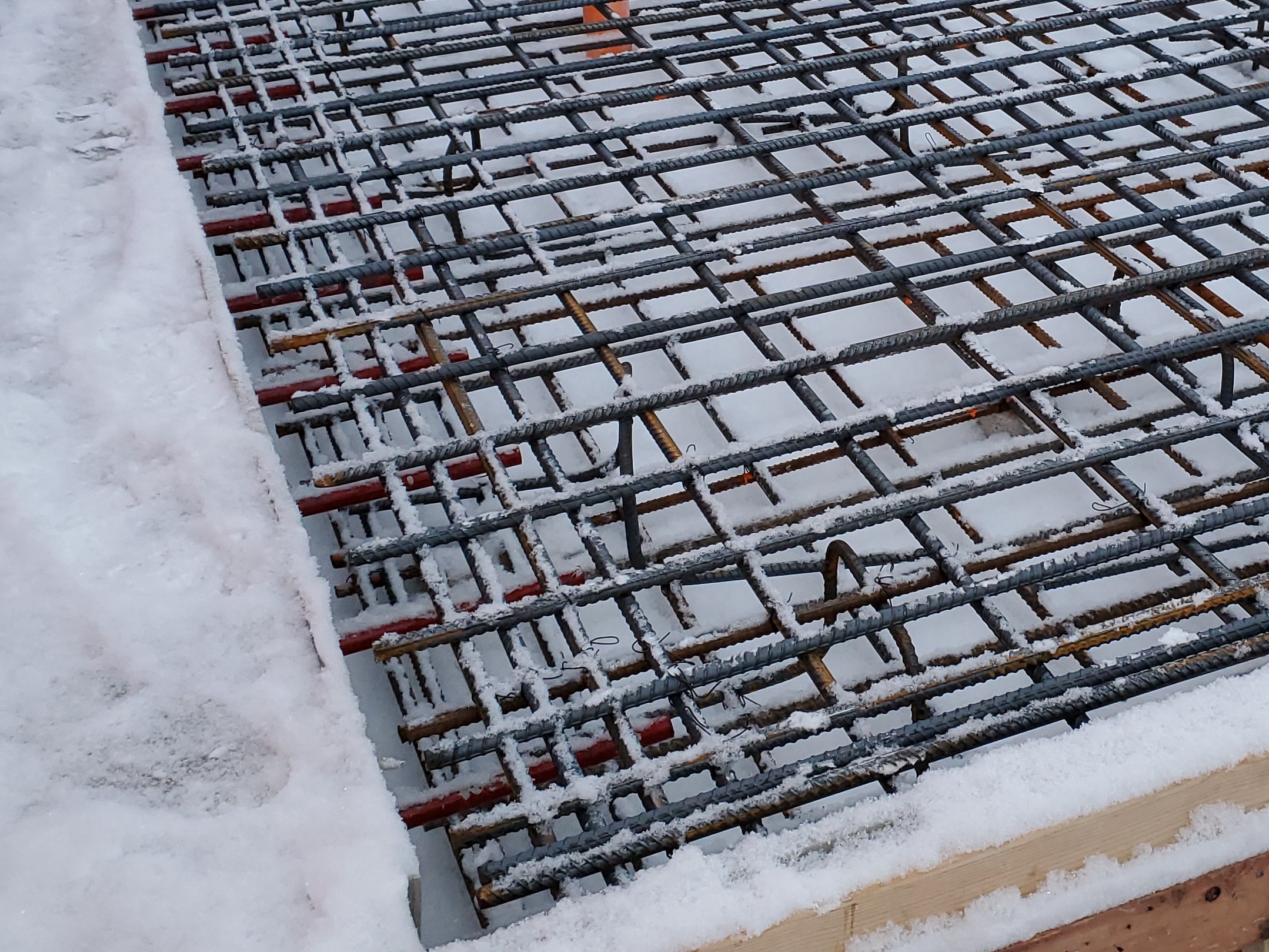 It is important to remove ice and snow during Cold Weather Concrete Temperature