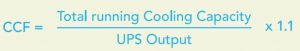 cooling capacity factor