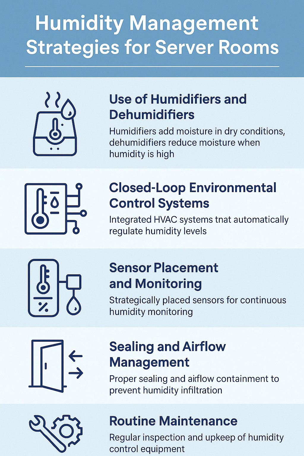 Humidity Guidelines for data centers
