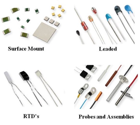 types of temperature sensors