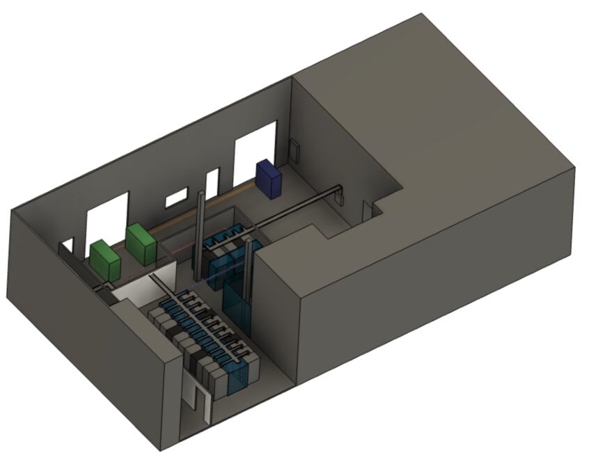 3D test data center