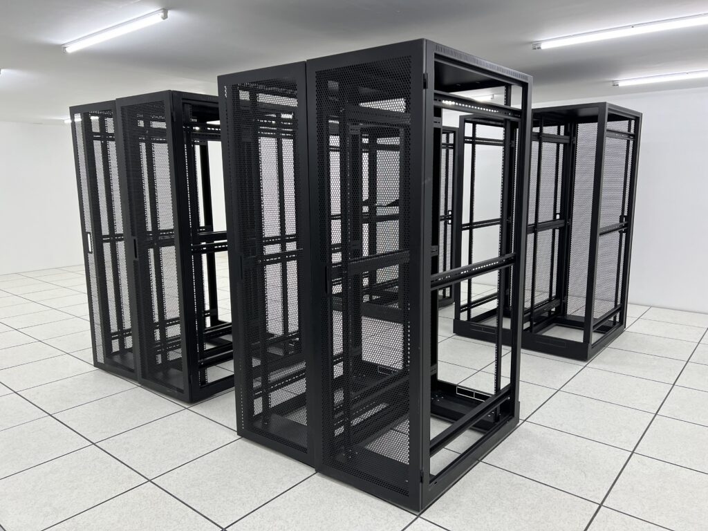Racks installed in AKCP test data center