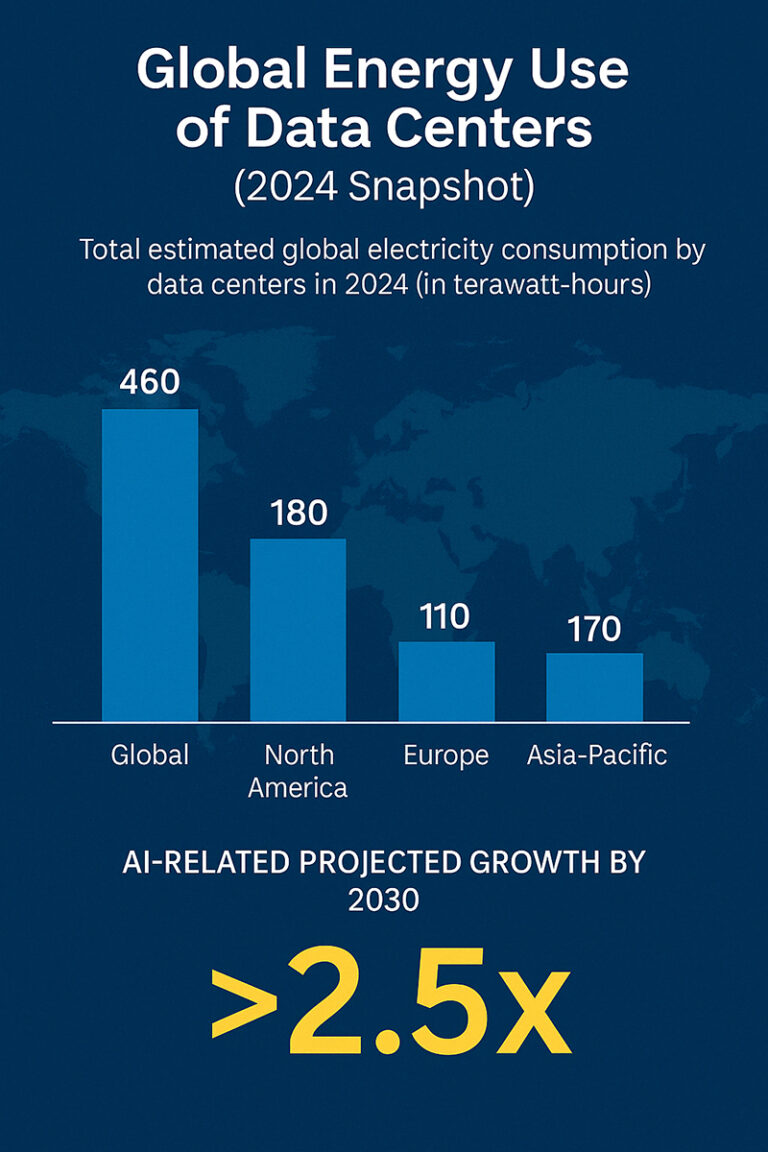 data center energy usage in 2024