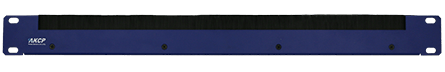 AKCP Blanking panel. Metal 1U panel with cable brushes