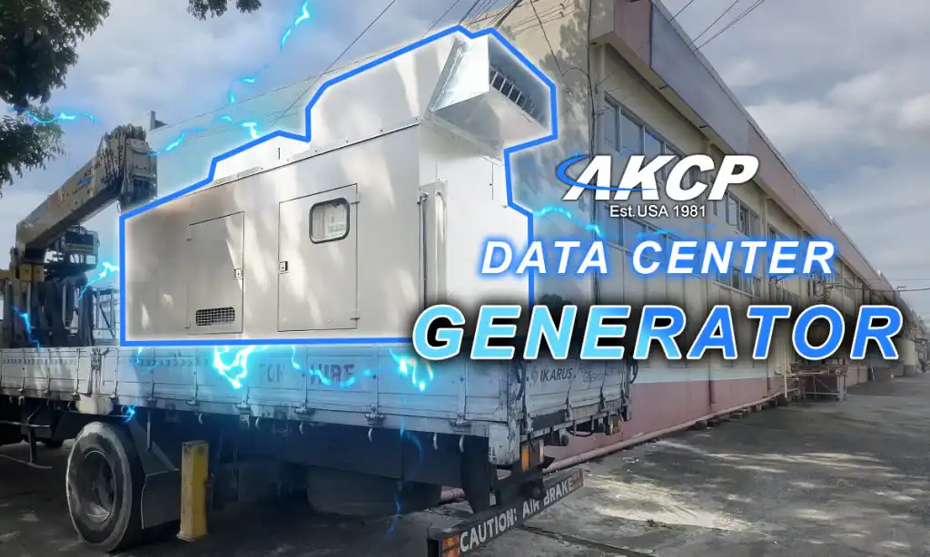 AKCP 1 Megawatt Test Data Center – Backup Generator
