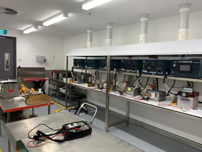 Monitoring General Electric battery room