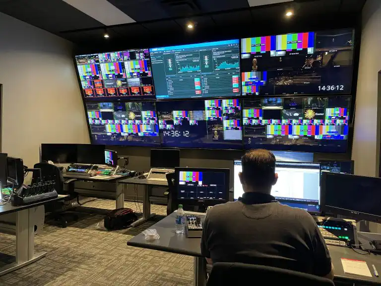 Command Center at North Point Ministries. Centralized monitoring of IT network.