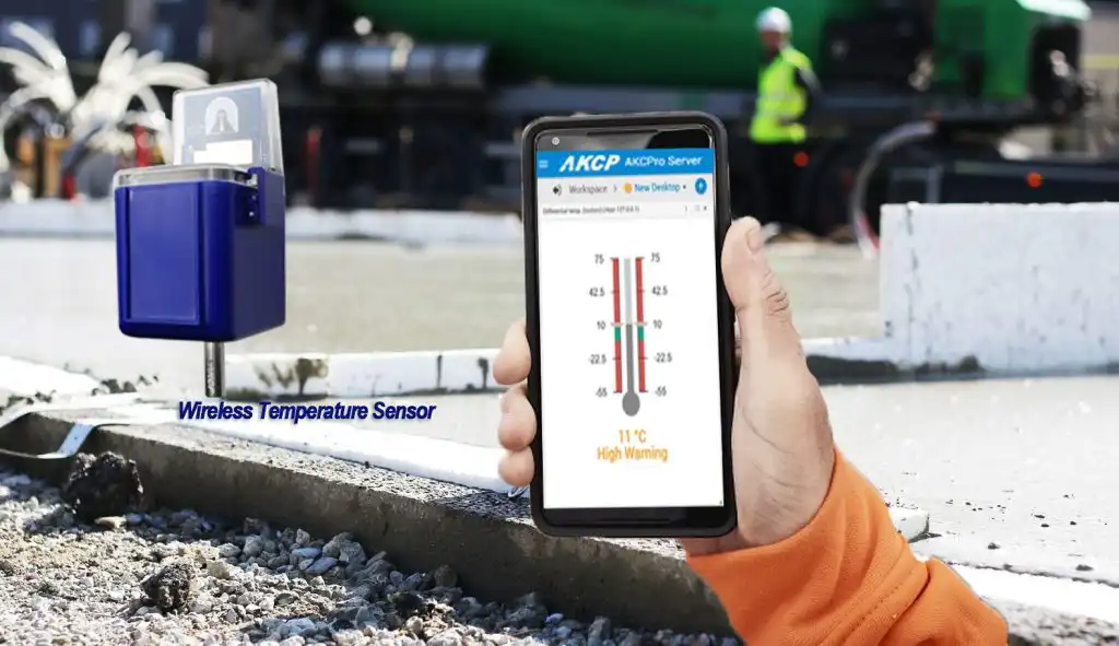 Concrete Monitoring using AKCP Monitoring Solutions