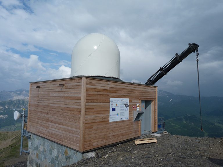 Meteo France remote radar station