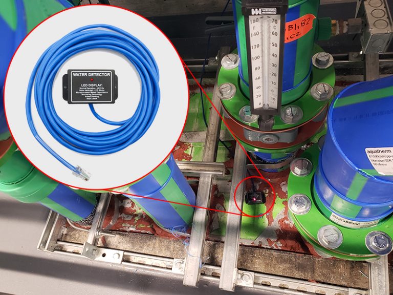 Spot Water Detector in mechanical room