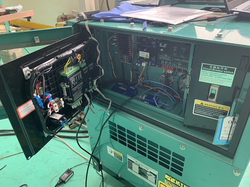 Generator Control Panel interface to SP2+E