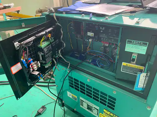 Generator Control Panel interface to SP2+E
