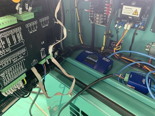 SP2+E with LoRa radio antenna, and Modbus Adapter
