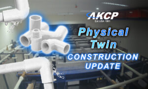 AKCP Physical twin water pipe installation