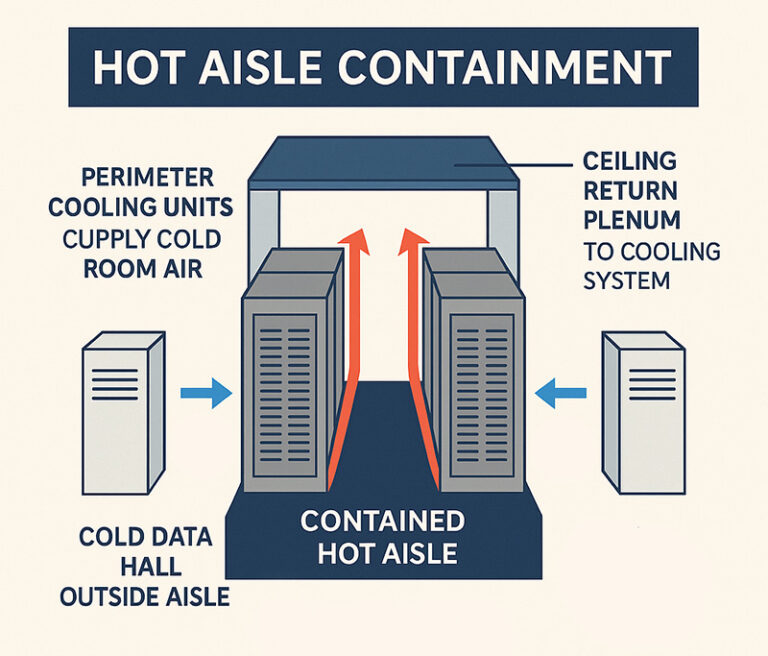 Hot aisle containment