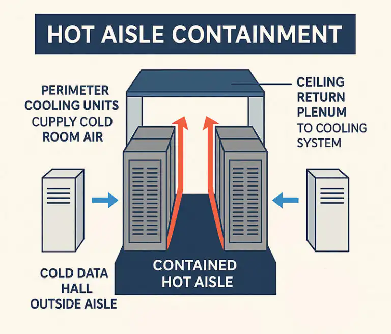 Hot aisle containment