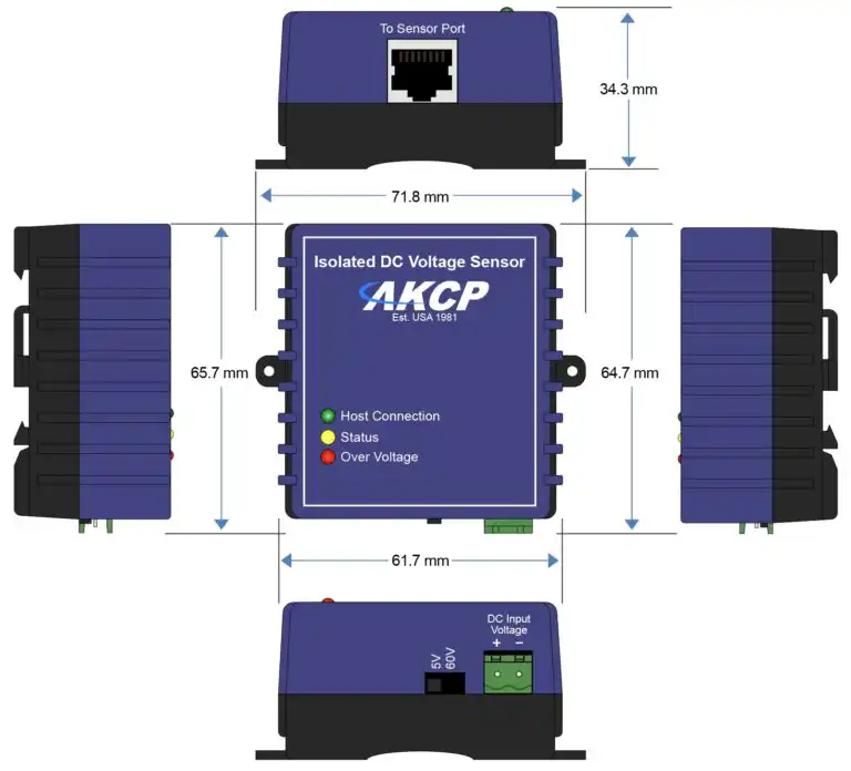 iDCV00 technical drawing