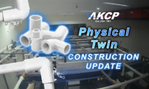AKCP Physical twin water pipe installation