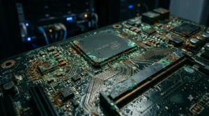 PCB corrosion by air pollution