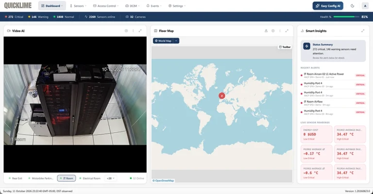Quicklime Dashboard