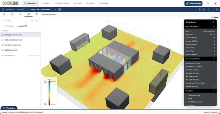 Quicklime sensorCFD