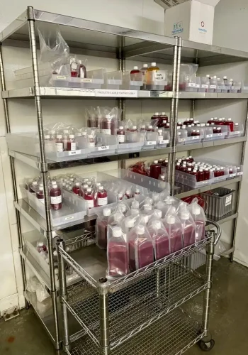 HemoStat Laboratories Inc. Cold Storage Facilities.