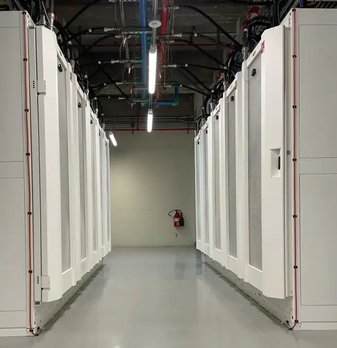 AKCP Rope Water Sensor in Simon Fraser University Data Center