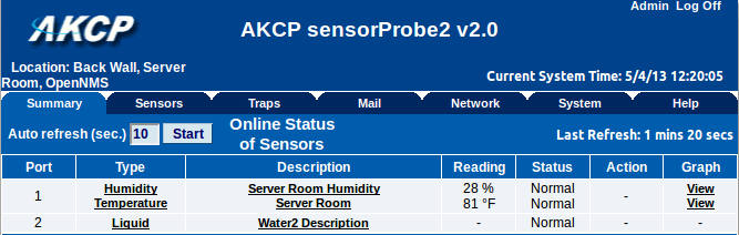 sensorprobe2web